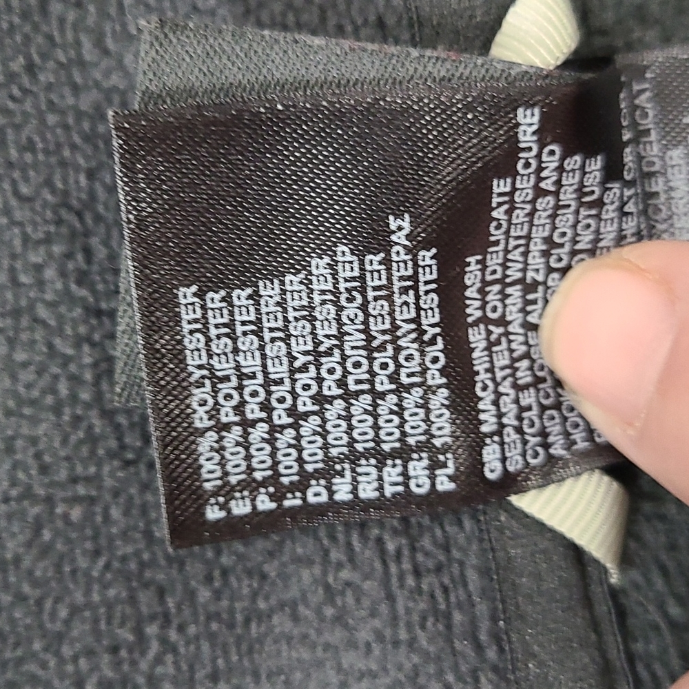 The North Face 1/4 Zip Fleece Pullover | Dark Grey | Small - Picture 9 of 9